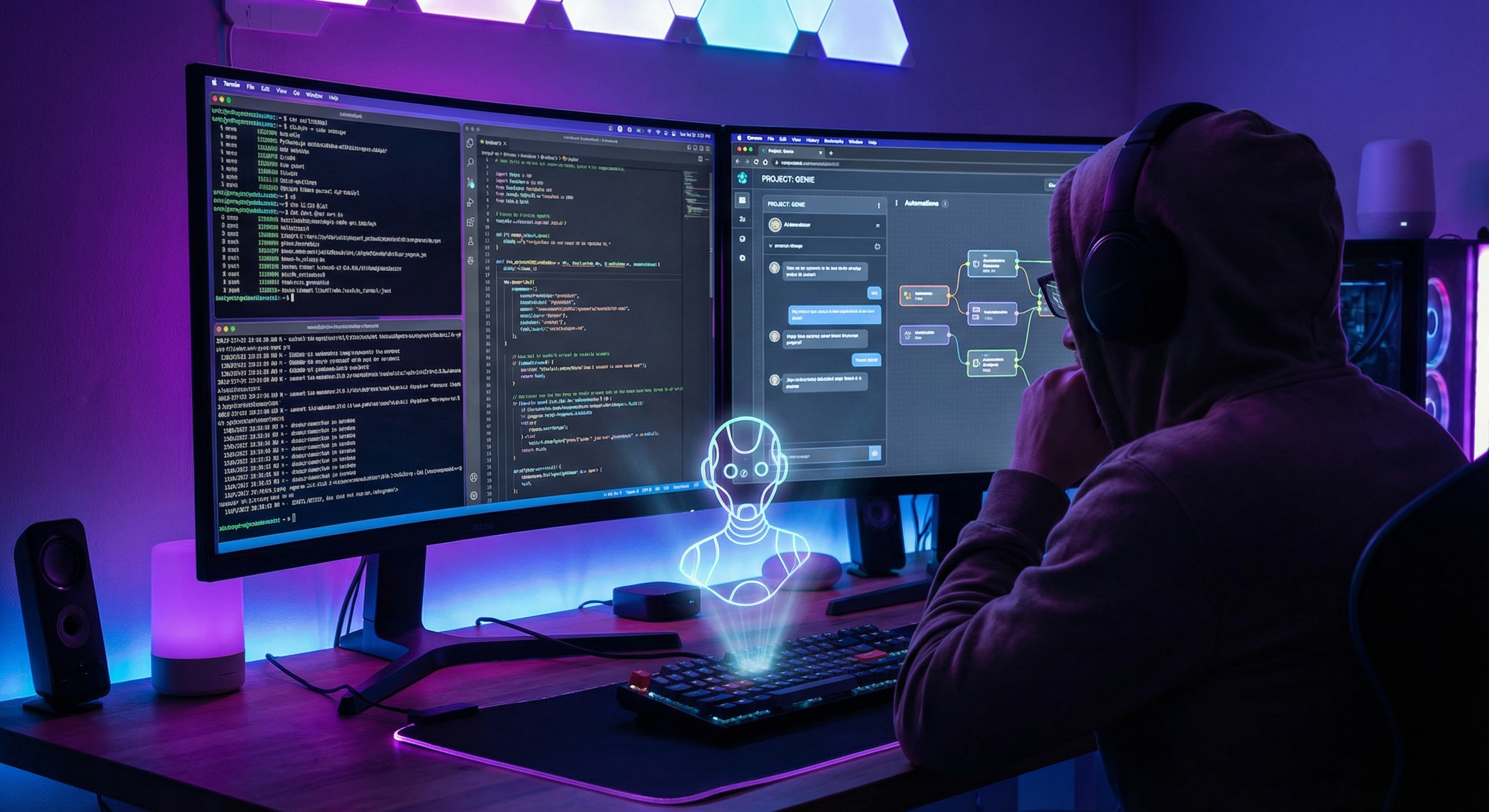 Engineer Building AI Assistant